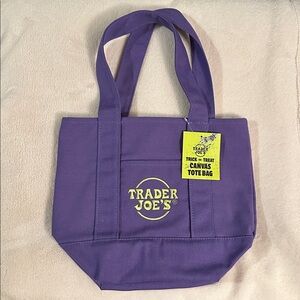 Trader Joe’s Halloween Mini Canvas Tote Bag